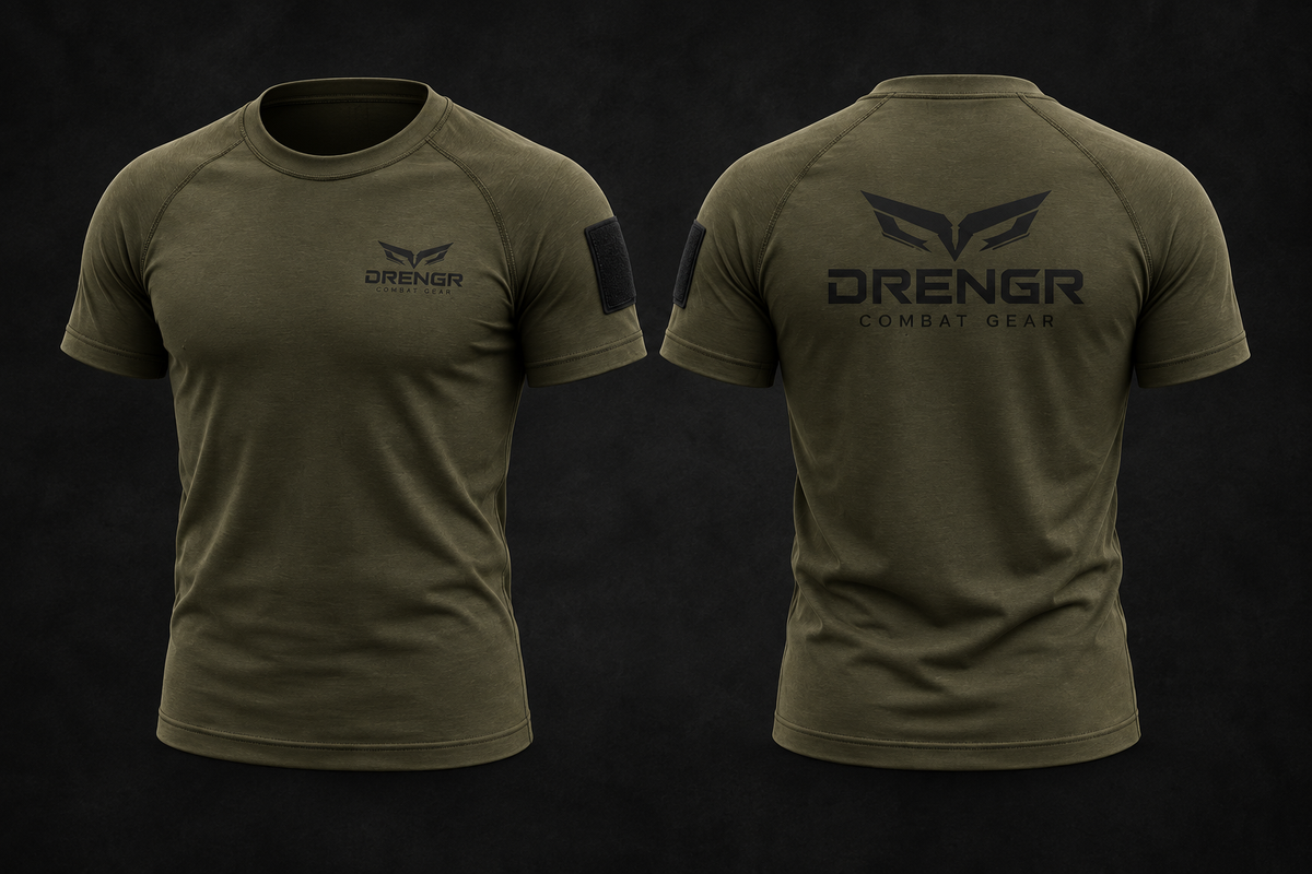 DRENGR Training T-Shirt – Olive/Black