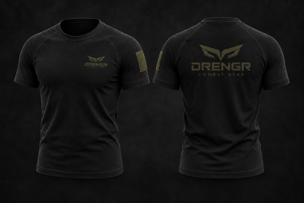DRENGR Training T-Shirt – Black/Olive