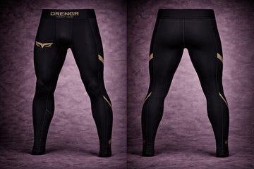 DRENGR Compression Tights – Black/Olive