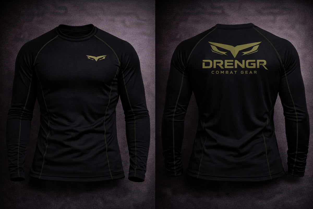 DRENGR Rashguard  – Black/Olive
