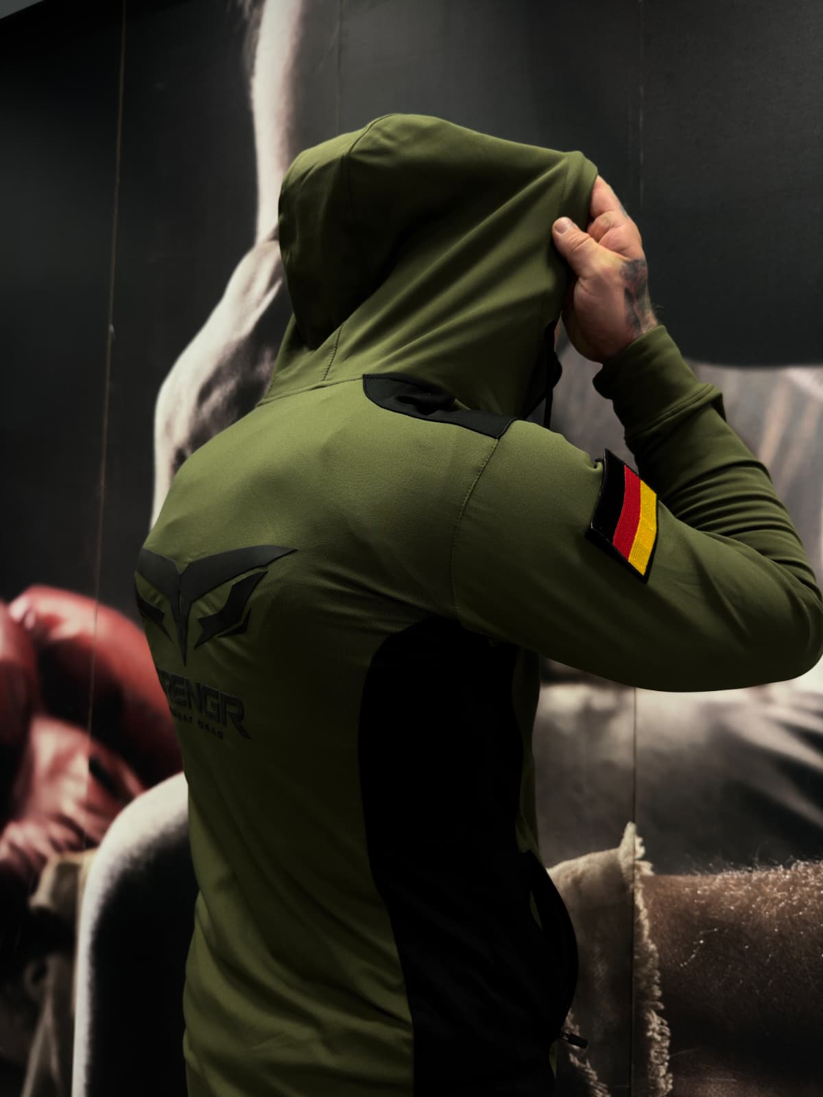 DRENGR Tracksuit Set – Olive/Black