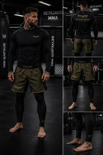 DRENGR Rashguard Set Black Olive
