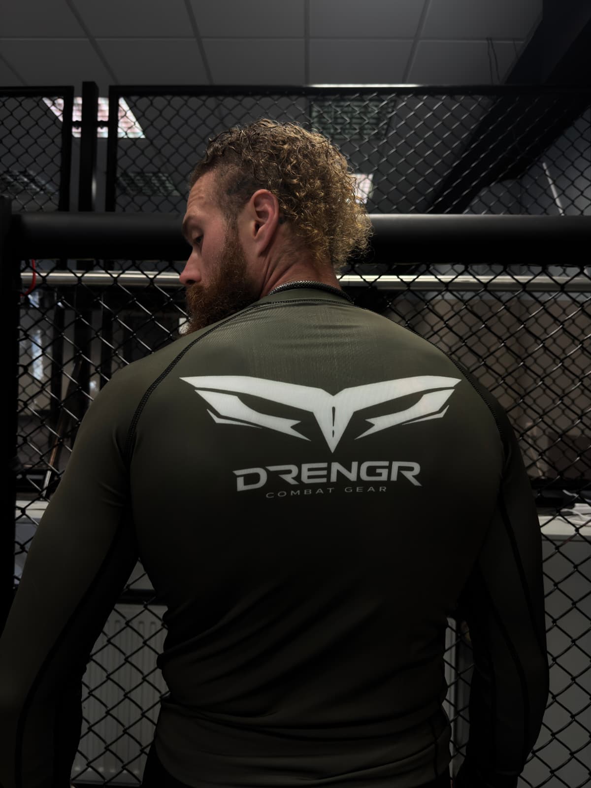 DRENGR Rashguard Set – Olive/Black (Rashguard, Boxing Pants, Compression Tights)